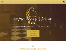 Tablet Screenshot of les-sources-del-orient.com